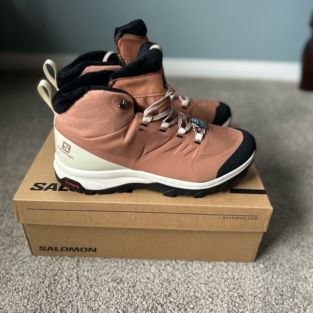 Salomon Hiking Boots - Pink and Black